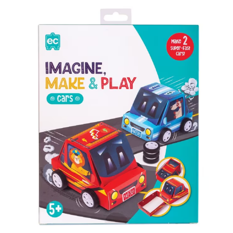 Imagine, Make & Play - Racing Cars | DIY Craft Set – The Creative Toy Shop