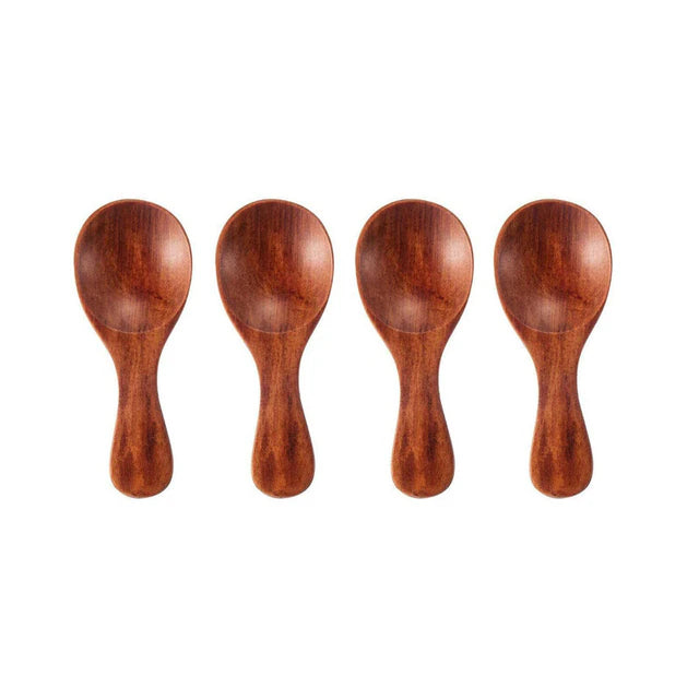 Loose Parts Play - Small Wooden Spoon - Dark Wood (Individual)