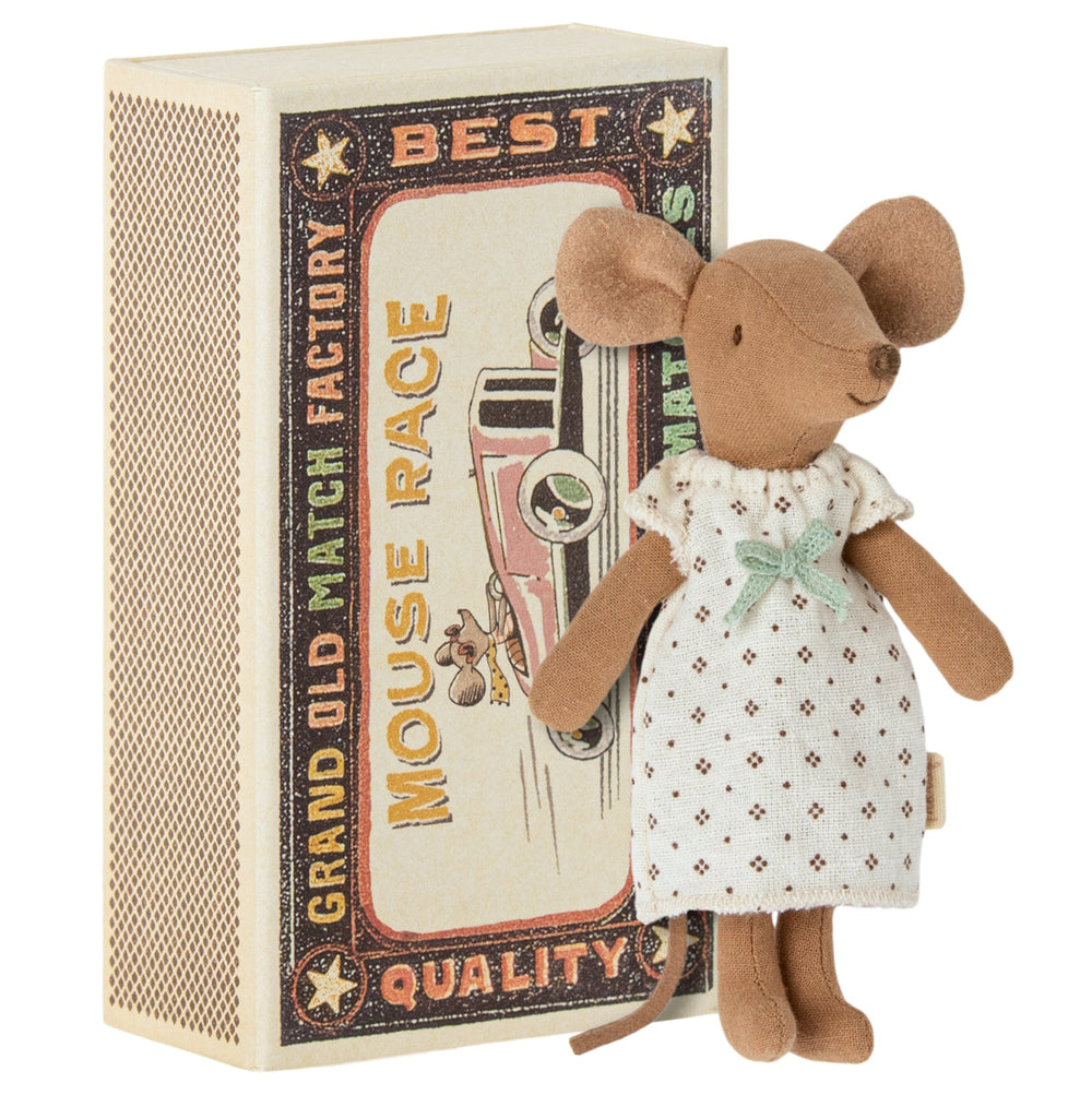 Maileg - Mouse Big Sister -  Brown in box (2023)