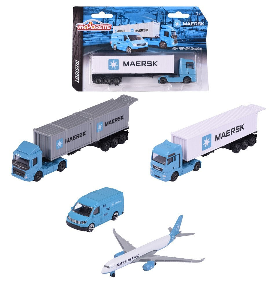 Majorette - Maersk Transport Vehicles - 3 assorted