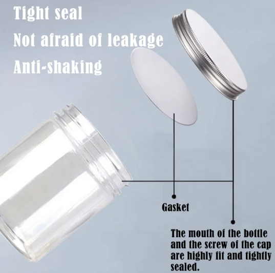 Mini Plastic Jar Clear (60ml)