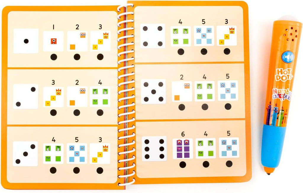 NUMBERBLOCKS® - Hot Dots® 1-10 Activity Book & Interactive Pen