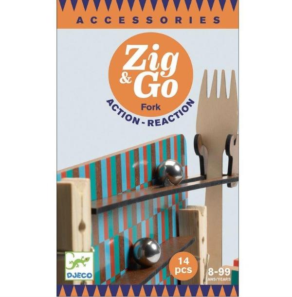 SECONDS - Djeco - Zig & Go - Fork 14pc Set