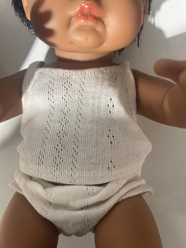 SECONDS - Miniland Latin American Boy Doll 38cm
