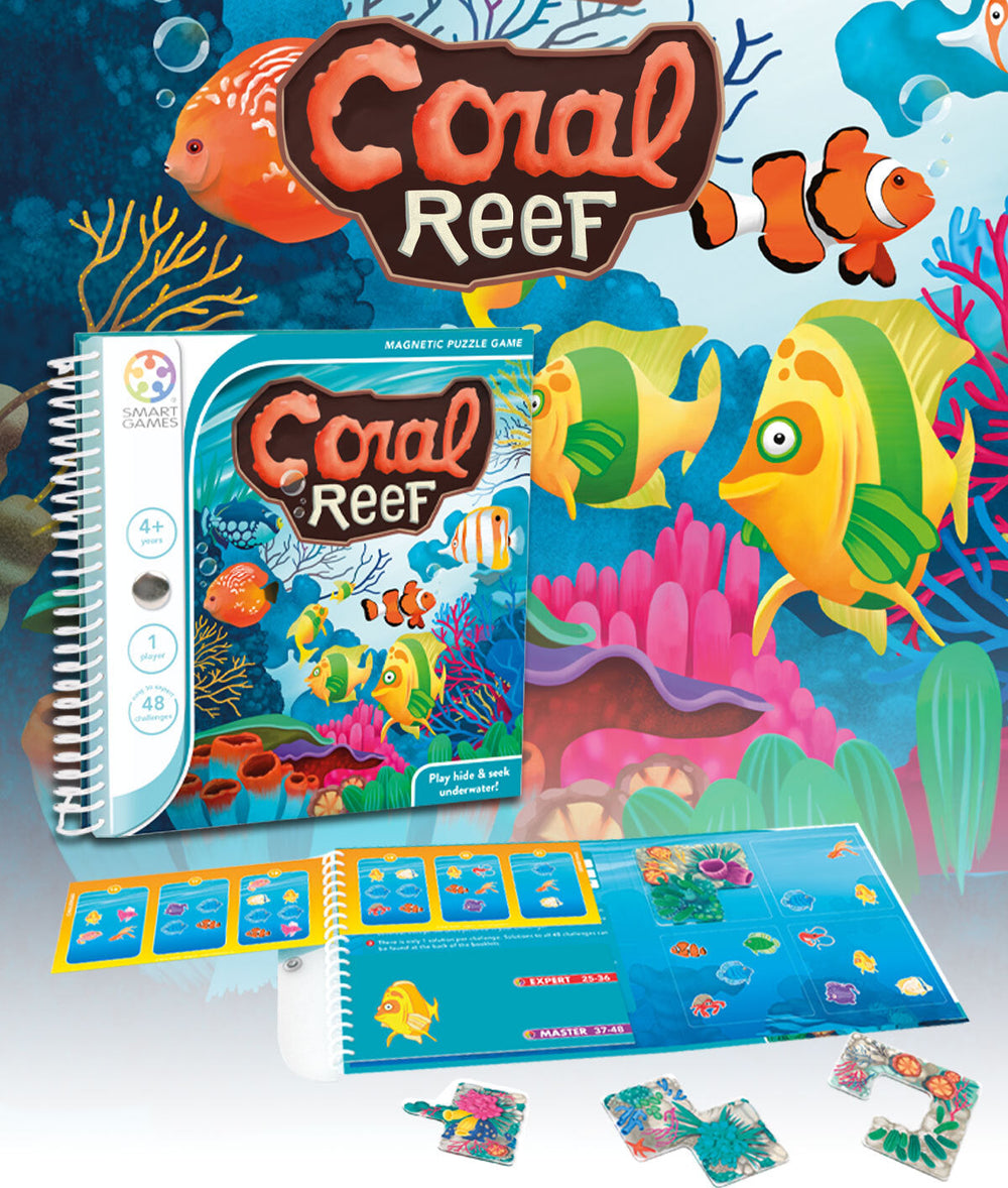 Smart Games - Coral Reef - Magnetic Travel Game