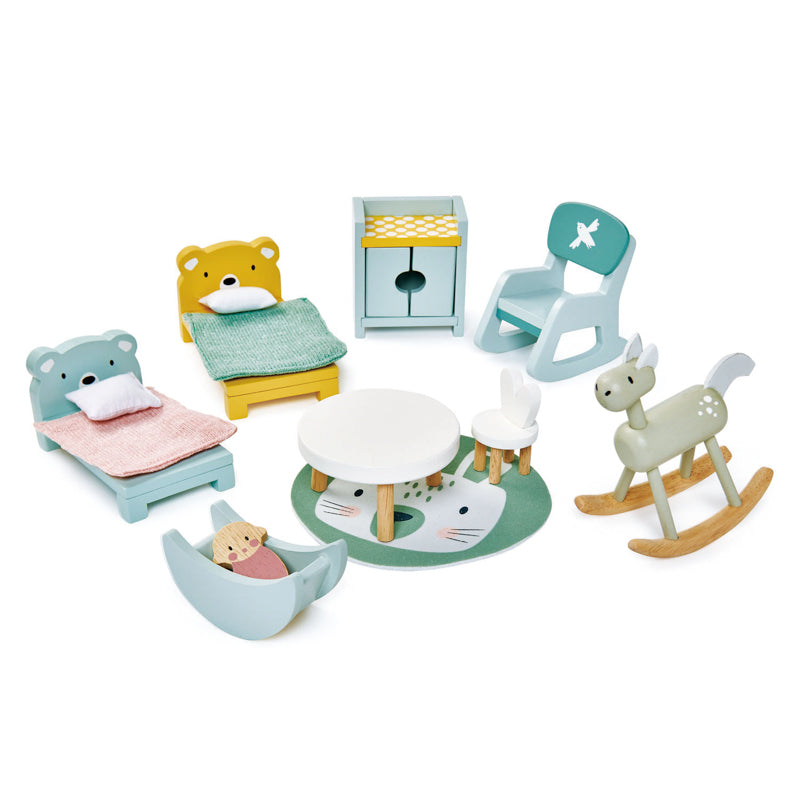 Tender Leaf - Dovetail - Dolls House Children's Room Furniture Set
