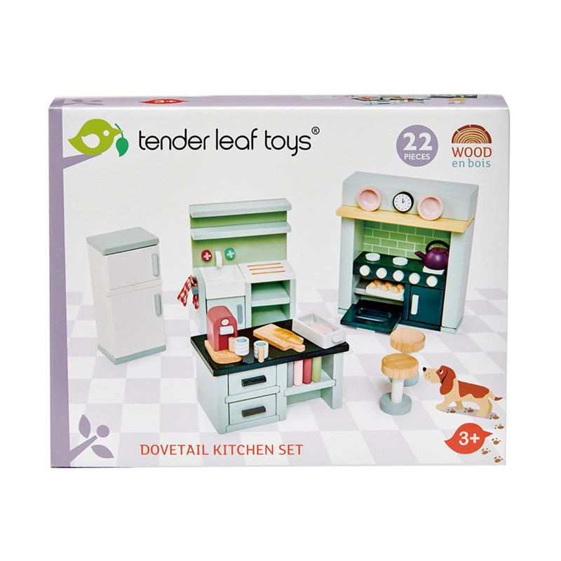 Tender Leaf - Dovetail - Dolls House Kitchen Furniture Set