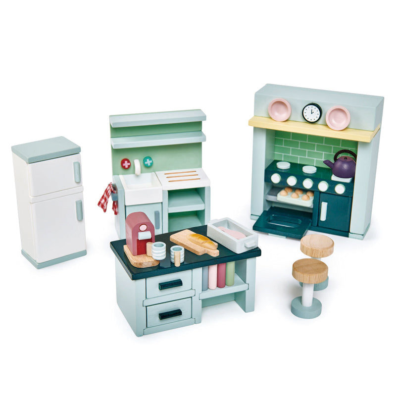 Tender Leaf - Dovetail - Dolls House Kitchen Furniture Set