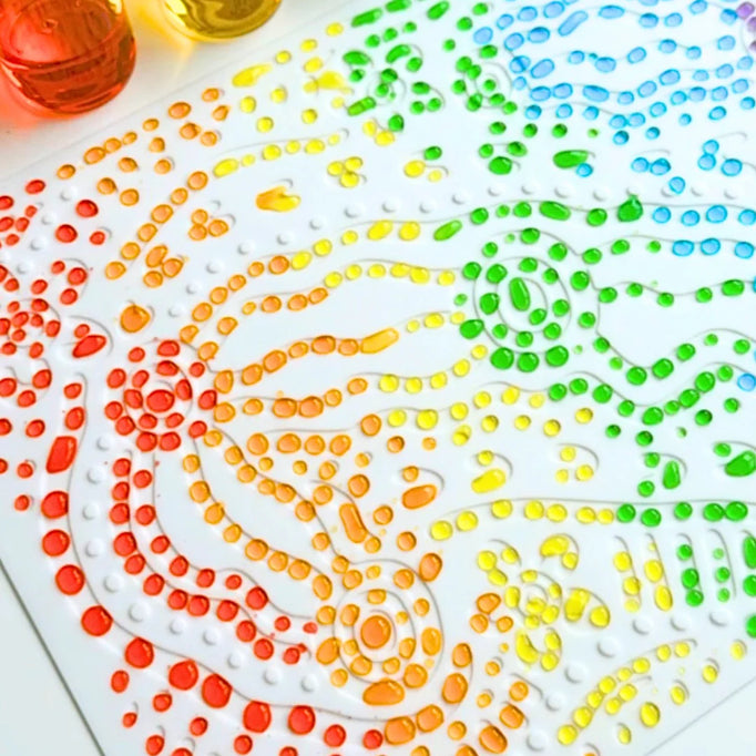 HeyDoodle Sensory Mat - Whispering Waters