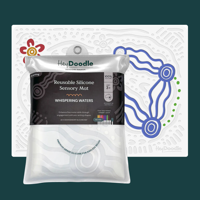 HeyDoodle Sensory Mat - Whispering Waters
