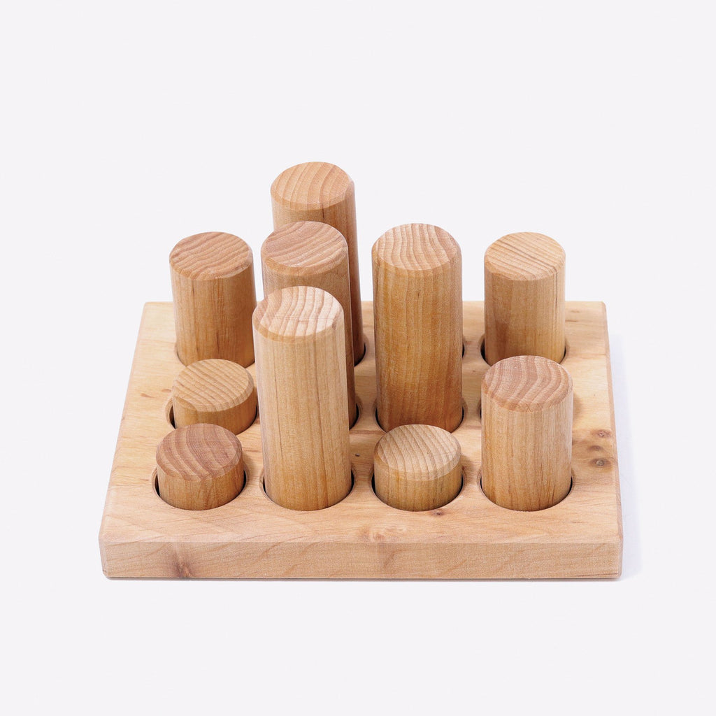SECONDS - Grimm's - Stacking Game SMALL Rollers - Natural
