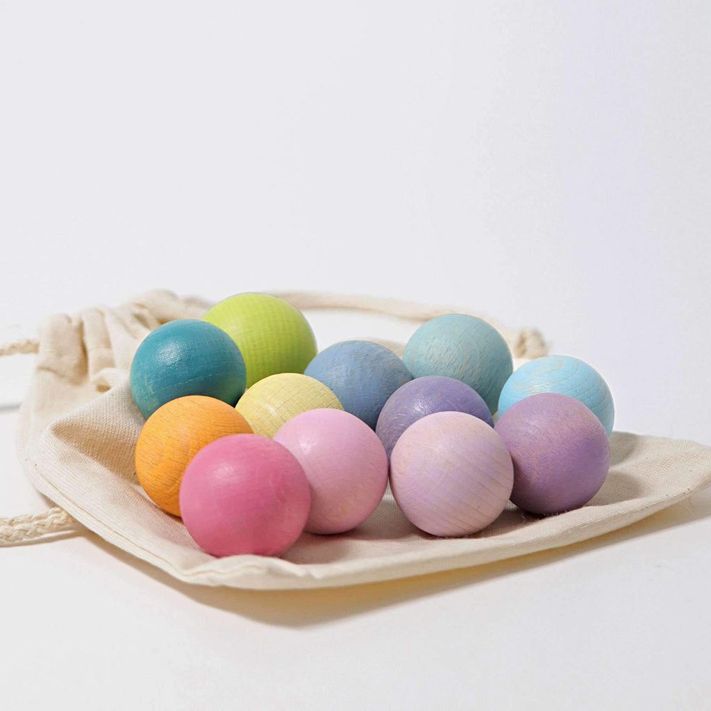 SECONDS - Grimm's Small Pastel Wooden Balls