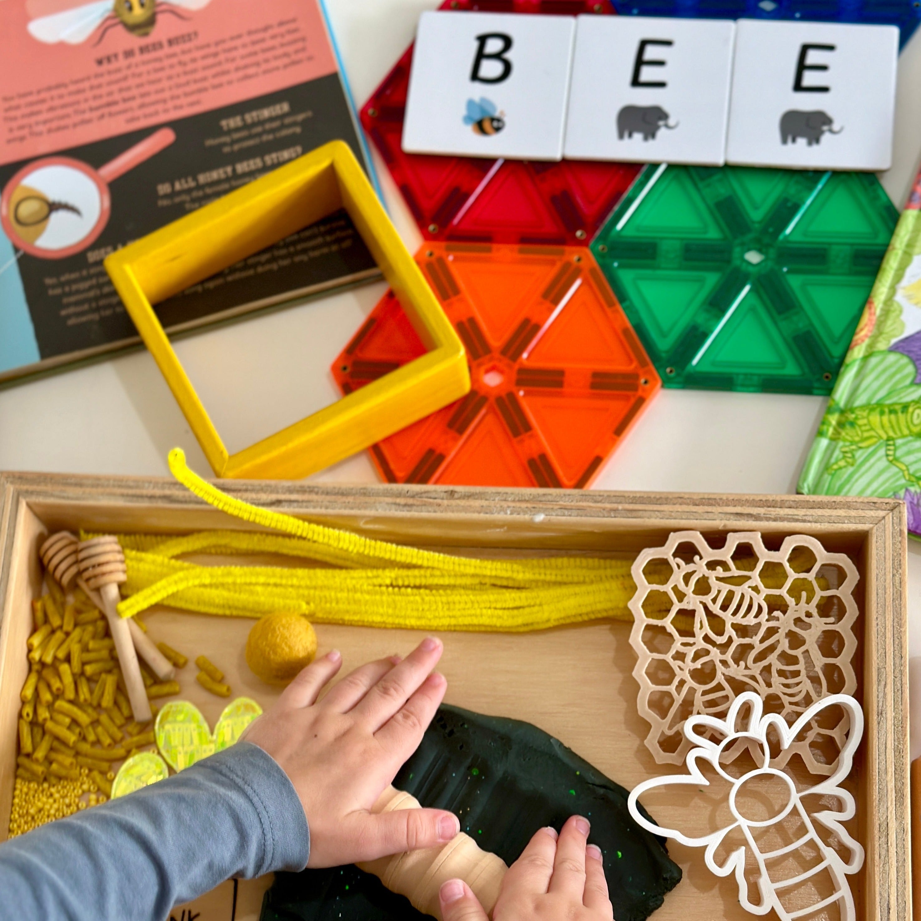 Tile Topper Learn & Grow | Magnetic Tile Topper | Alphabet Uppercase Pack (40 Pc ...