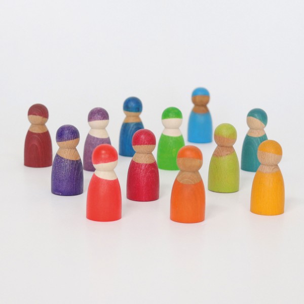 Grimm's 12 Rainbow Friends - Grimm's Spiel and Holz Design - The Creative Toy Shop