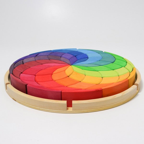 Grimm's - LARGE Mandala Circle Coloured Spiral