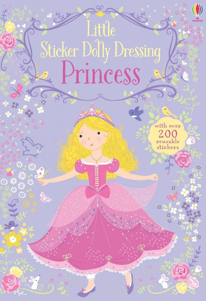 Book - Little Sticker Dolly Dressing - Princess