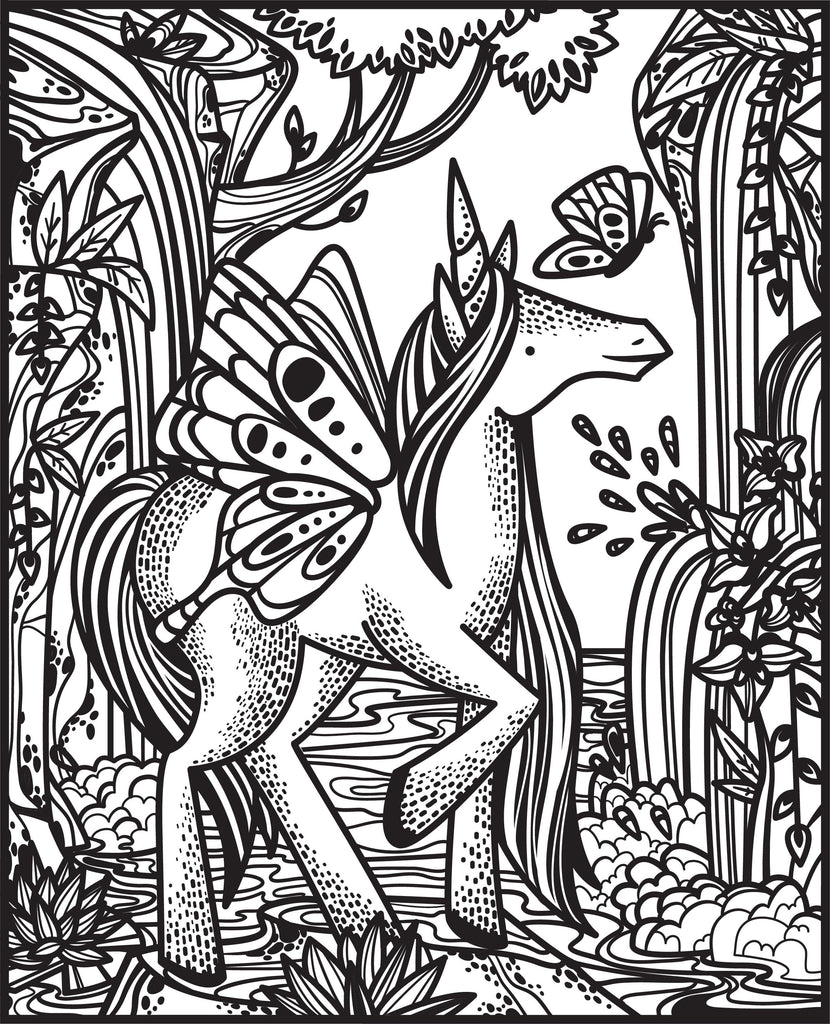 Book -  Magic Painting - Unicorns