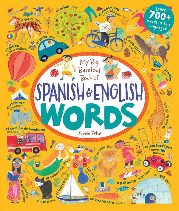 Book - My Big Barefoot Book of: Spanish & English Words