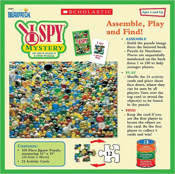 Briarpatch - I Spy - Mystery Search & Find Puzzle Game (100 Piece Set)