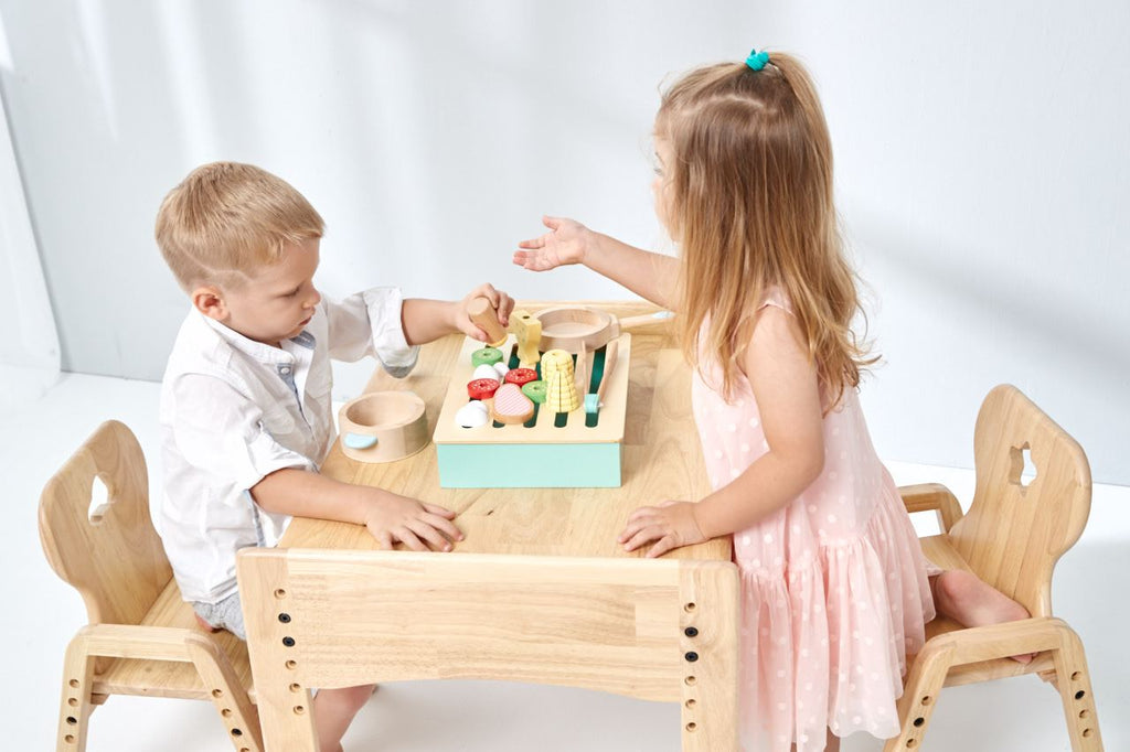Bunny Tickles - Primary Adjustable Table and Chair Set (Bulky Item)