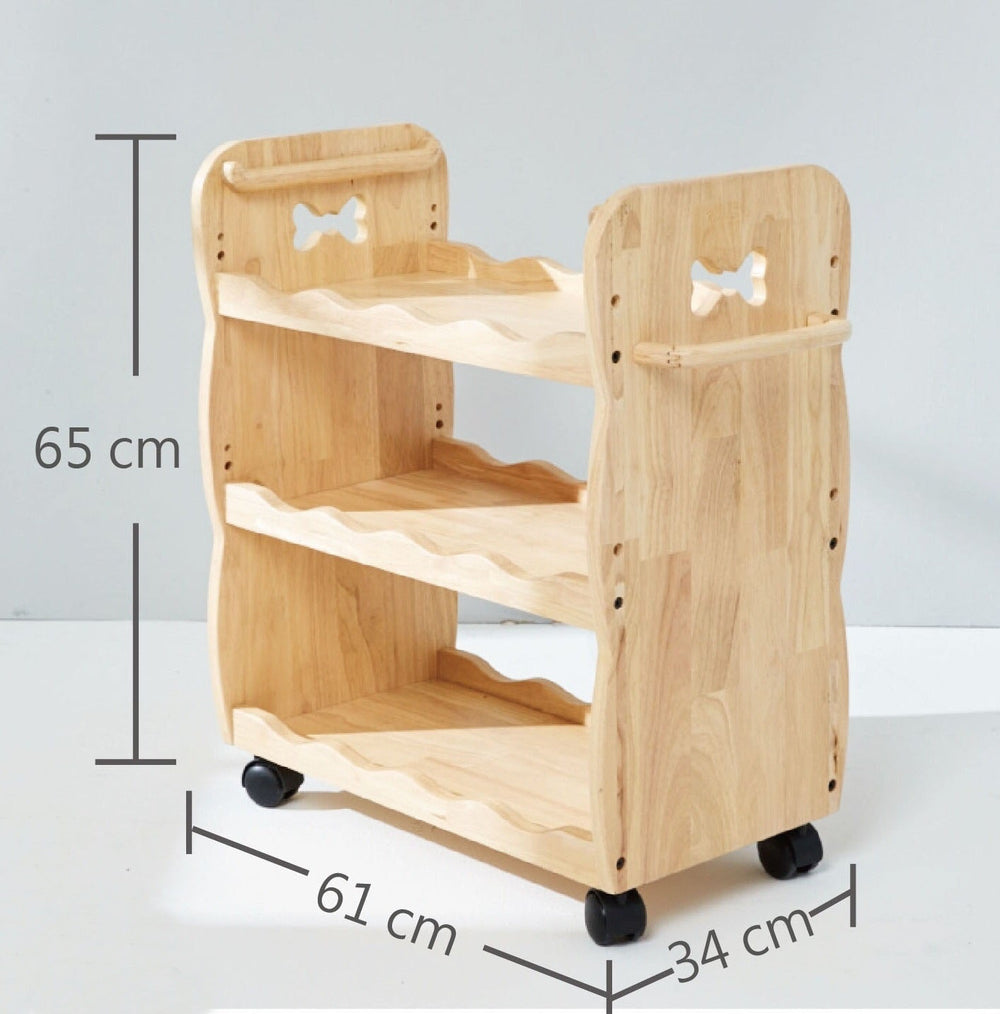 Bunny Tickles - Solid Wood Trolley (Bulky Item)