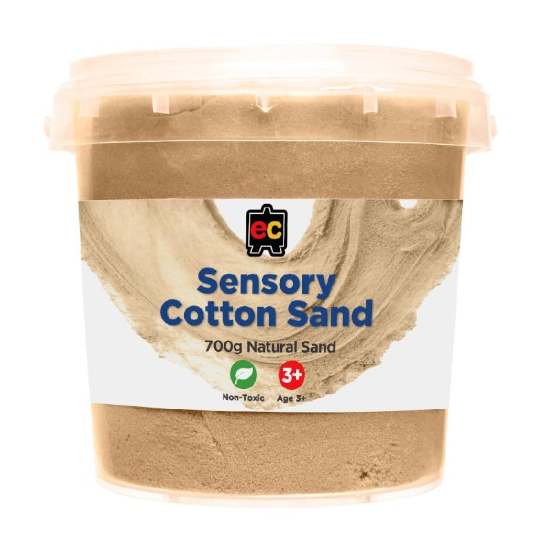 Sensory Cotton Sand 700g Tubs - Educational Colours - The Creative Toy Shop