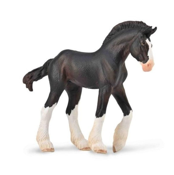 CollectA - Connor the Clydesdale Foal Black