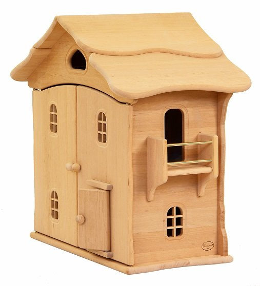 Drewart - Dolls House with Doors - Natural