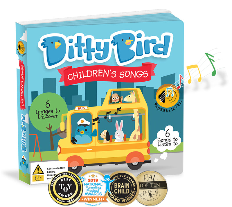 Ditty Bird - Children's Songs Board Book