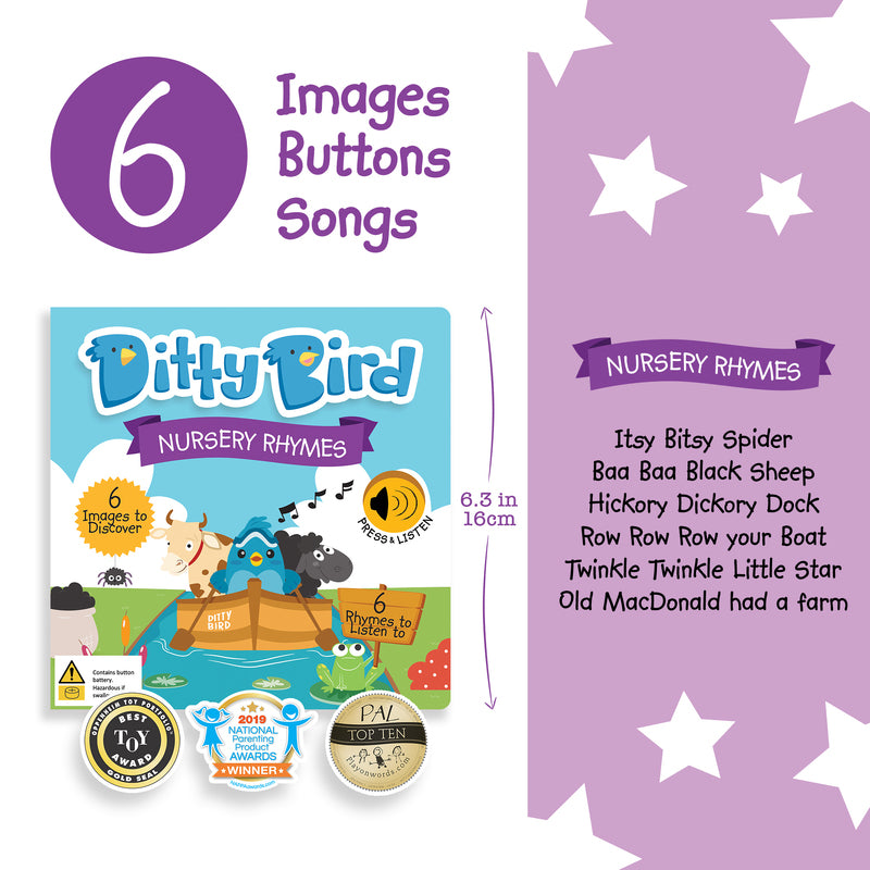 Ditty Bird - Nursery Rhymes Board Book