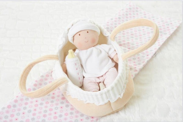 Bonikka - Soft Baby Doll in Carry Cot (With Accessories)