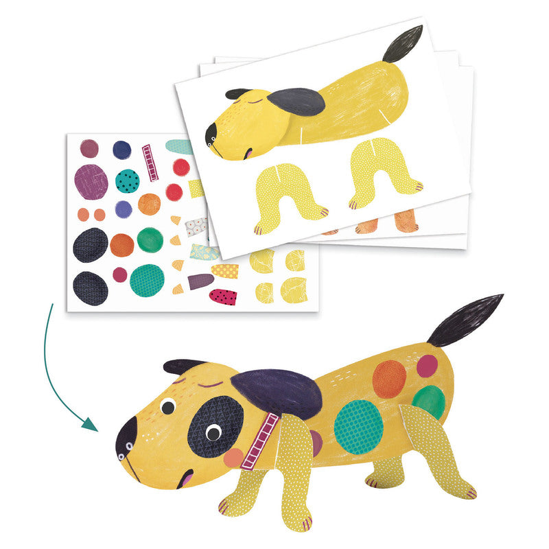 Djeco - Animals and their Home - Multi Craft Kit