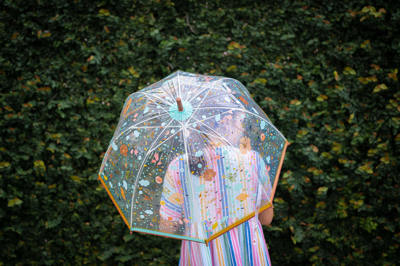 Djeco - Big Kids/Adult PVC Umbrella - Little Flower