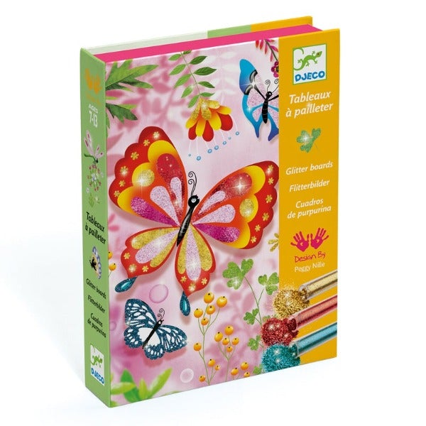 Djeco - Butterflies Glitter Board