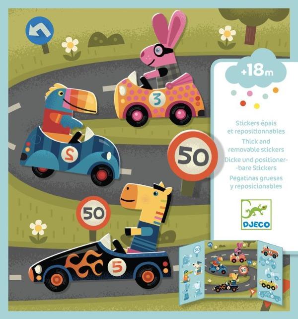 Djeco - Cars Sticker Set
