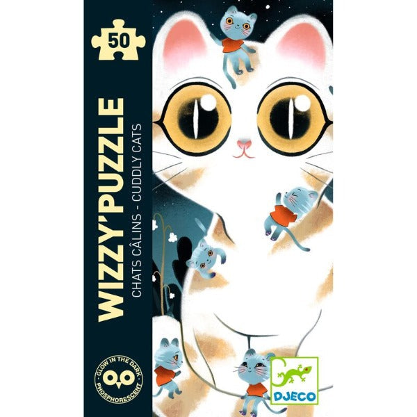 Djeco - Cuddly Cats - 50pc Wizzy Puzzle
