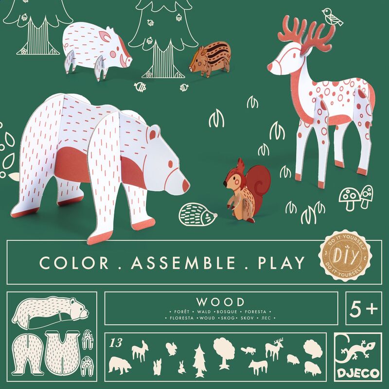 Djeco - Cut Out Woodland