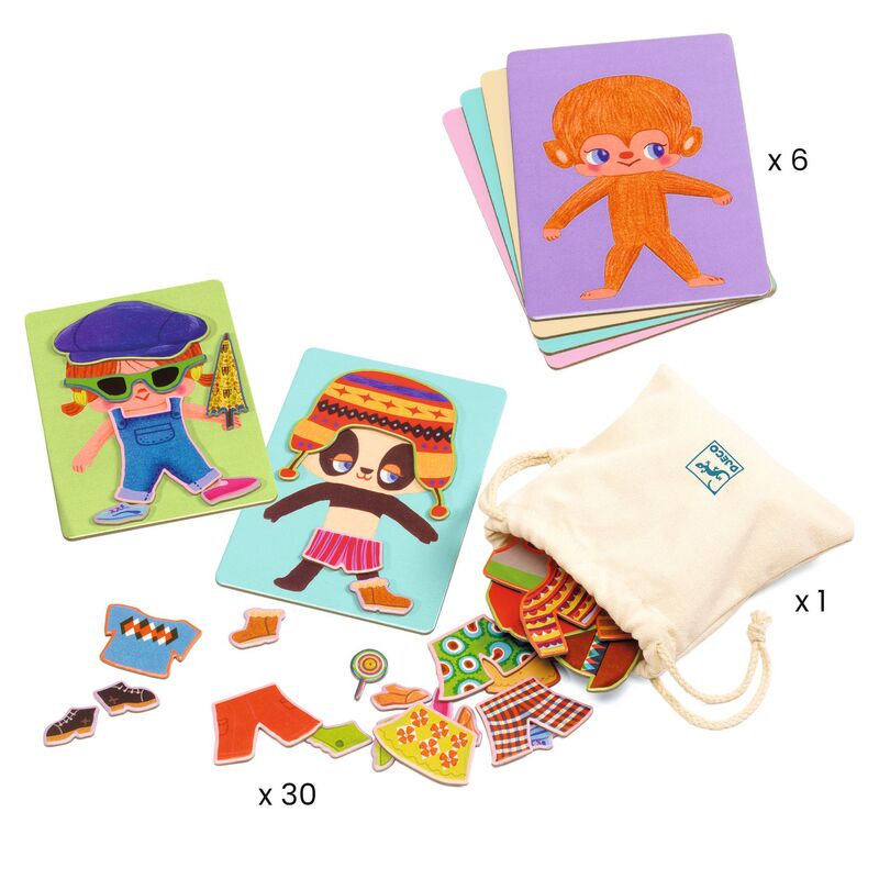permainan dress up Djeco