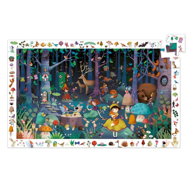Djeco - Enchanted Forest - 100pc Observation Puzzle
