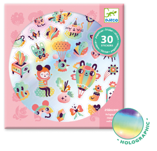 Djeco - Lovely Rainbow Stickers (30pc)