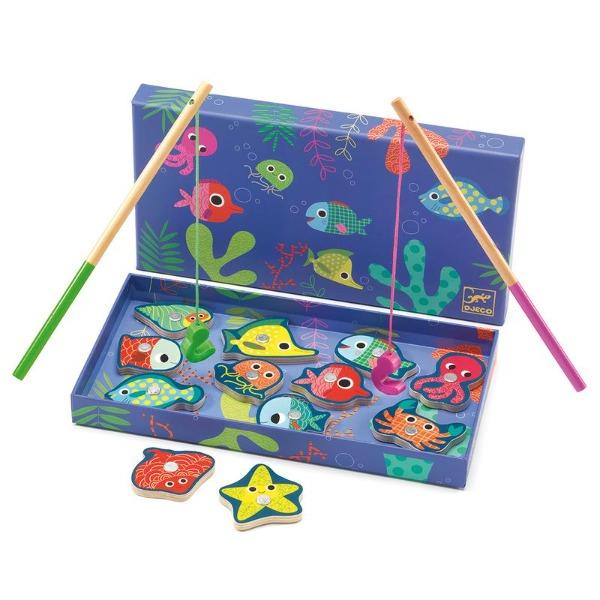 Djeco - Magnetic Coloured Fishing