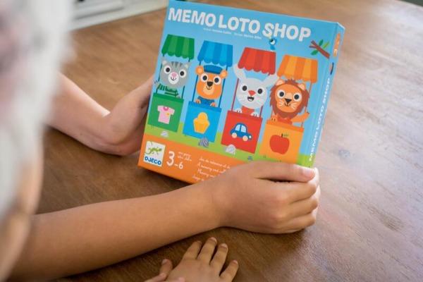 Djeco - Memo Loto Shop Game