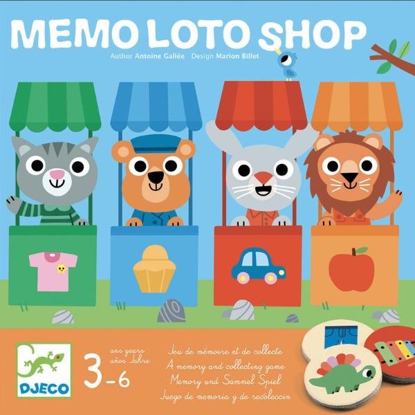 Djeco - Memo Loto Shop Game