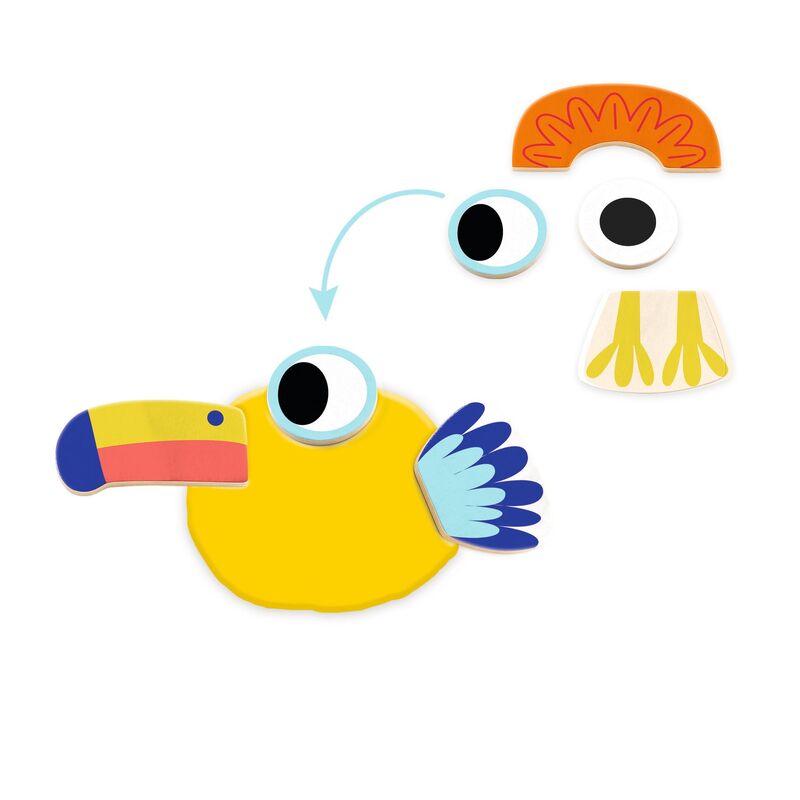 Djeco - Myanimodels - Animal Modelling Dough Set