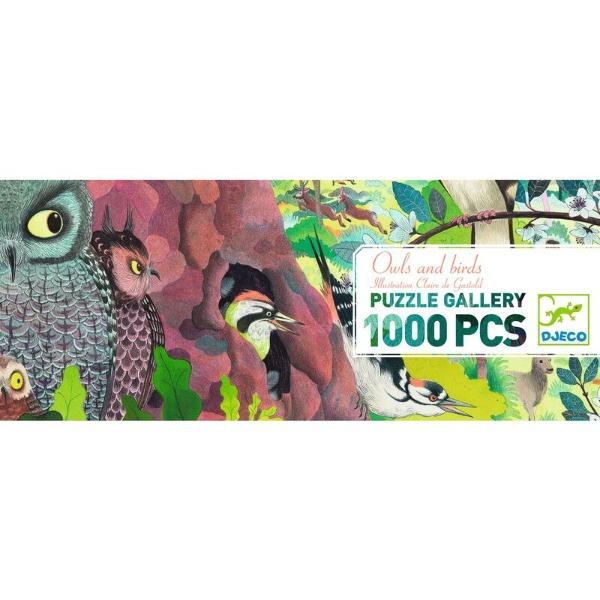 Djeco - Owls & Birds - 1000pc Gallery Puzzle