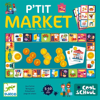 Djeco - Cool School - P'Tit Market Game