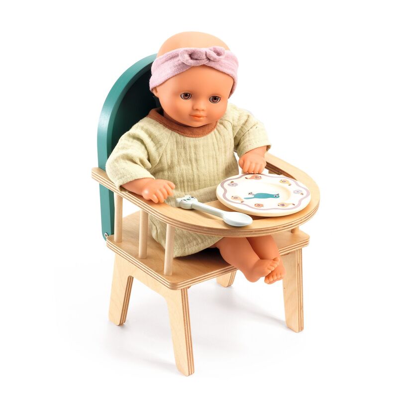 Djeco - Pomea - Baby Doll High Chair