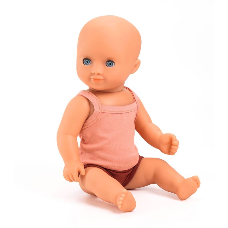 Djeco - Pomea - Baby Girl Prune Hard Body Doll