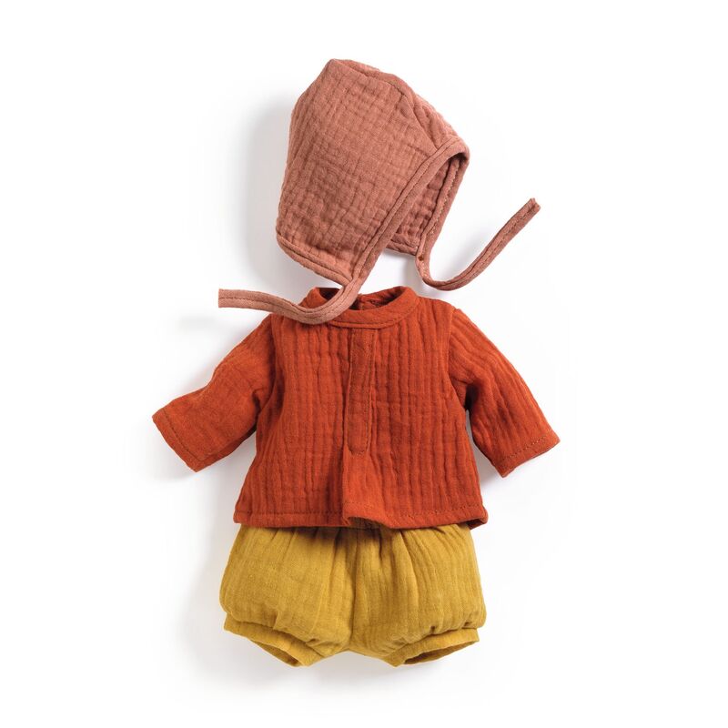 Djeco - Pomea - Mandarin 3-Piece Doll's Outfit