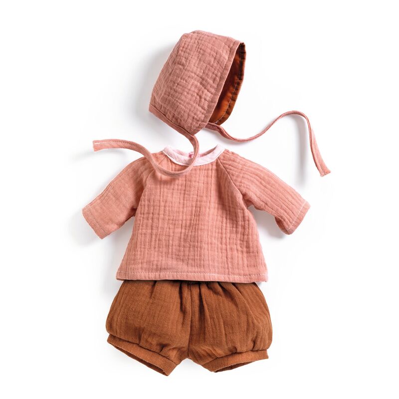 Djeco - Pomea - Peach 3-Piece Doll's Outfit